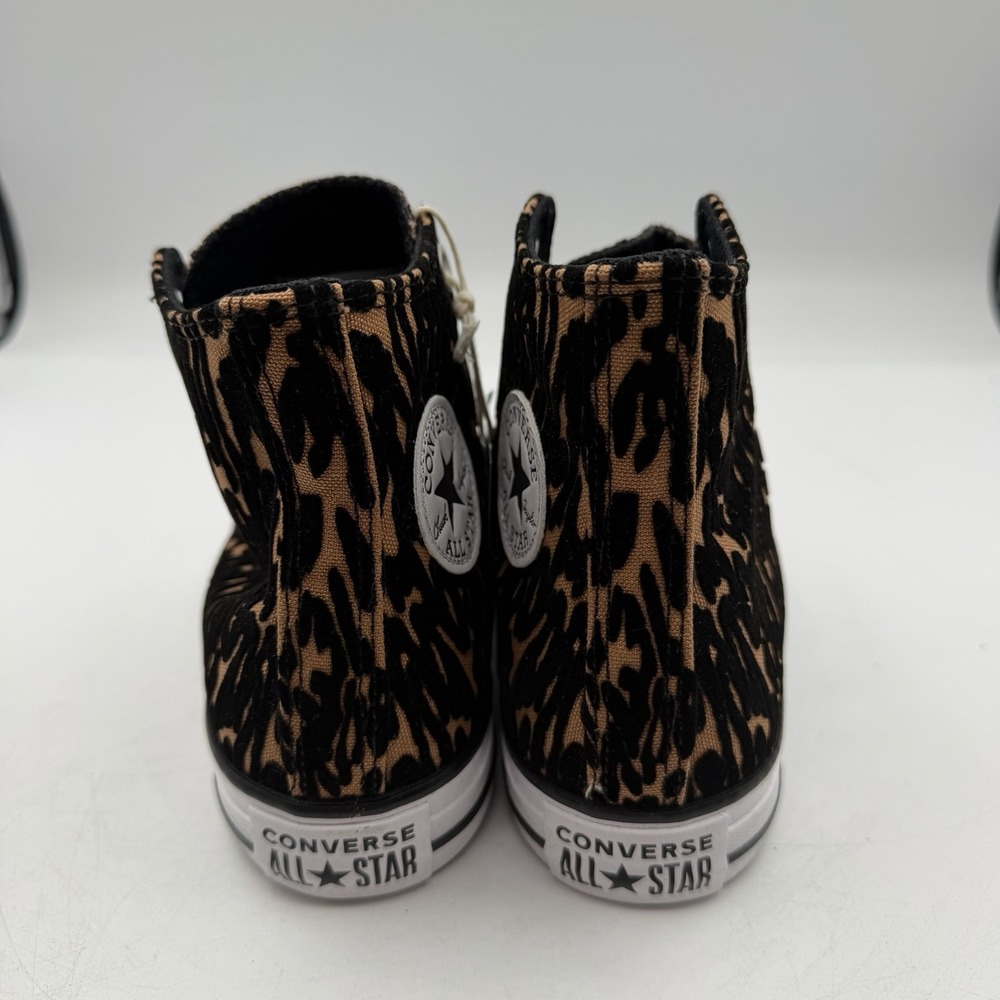Converse Chuck Taylor All Star HI Top Shoes Womens Sz 6 Leopard Sneakers A17948F - Picture 8 of 10